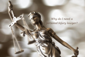 personal injury lawyer Indianapolis, IN with a justice symbol - woman with wrap around eyes holding scales