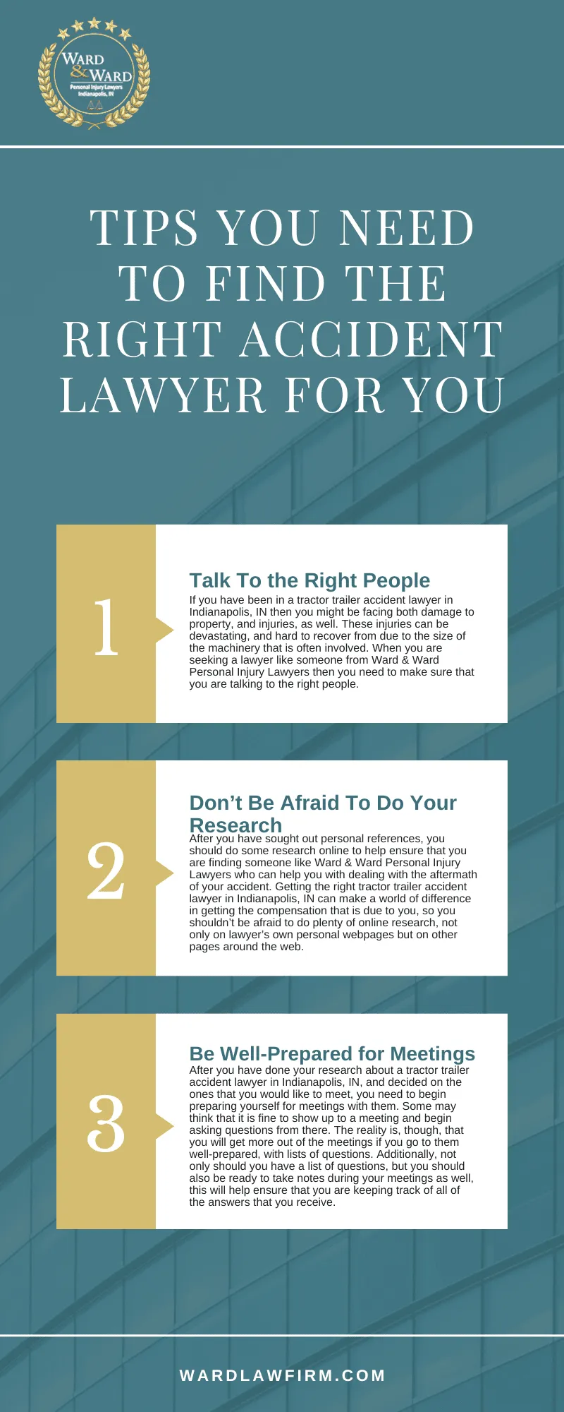 Tips You Need To Find The Right Accident Lawyer For You Infographic